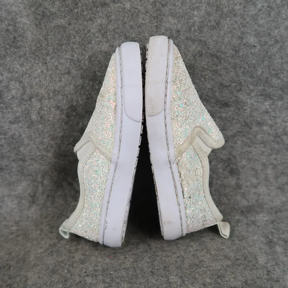 Cat & Jack Shoes Kids Toddler 7 Slip On Sneaker Glitter Casual Flat Trainer
